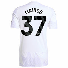 Kobbie Mainoo Manchester United 2025/26 Away Replica Player Jersey White - Adidas for sale