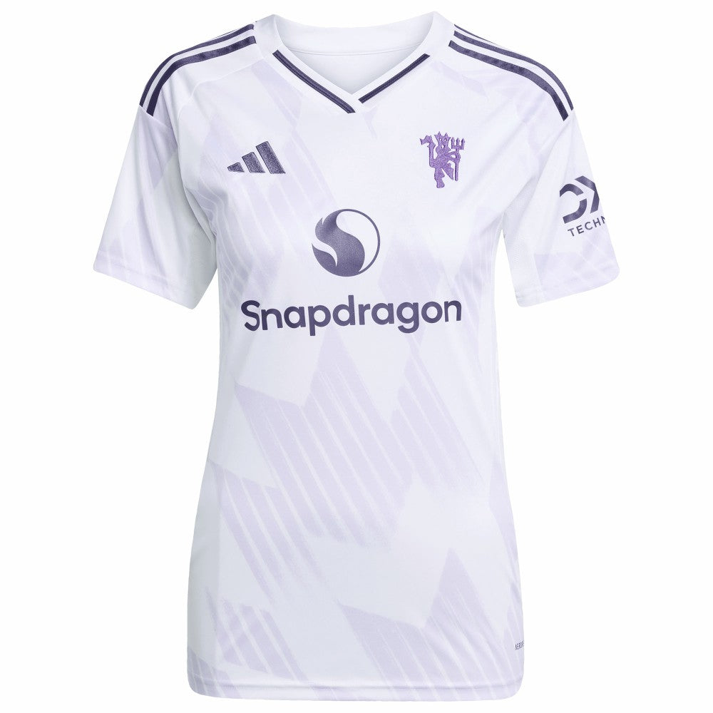 Bruno Fernandes Manchester United Women's 2025/26 Away Replica Player Jersey White - Adidas outlet