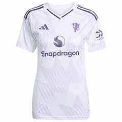 Bruno Fernandes Manchester United Women's 2025/26 Away Replica Player Jersey White - Adidas outlet