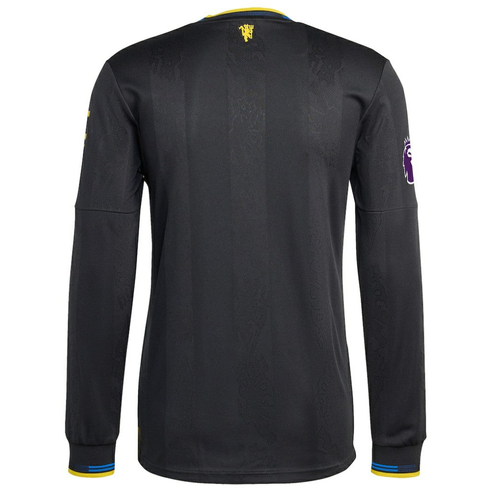 Manchester United 2025/26 Third Long Sleeve Jersey Black - Adidas discount