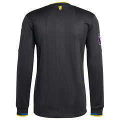Manchester United 2025/26 Third Long Sleeve Jersey Black - Adidas discount