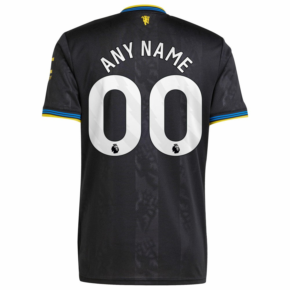 Manchester United 2025/26 Third Replica Custom Jersey Black - Adidas cheap
