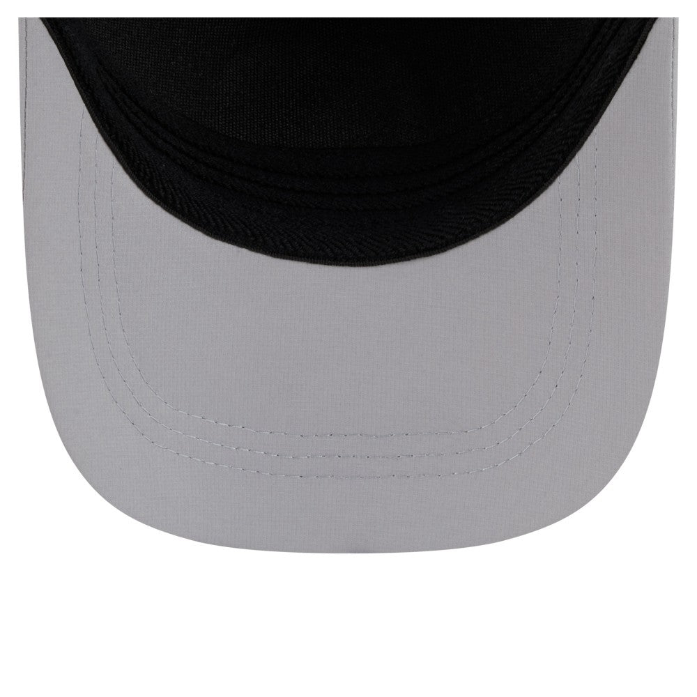 Los Angeles Dodgers New Era Patch 39THIRTY A-Frame M-Crown Perforated Flex Hat - Gray Hats