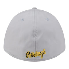 Pittsburgh Pirates New Era Patch 39THIRTY A-Frame M-Crown Perforated Flex Hat - Gray Hats