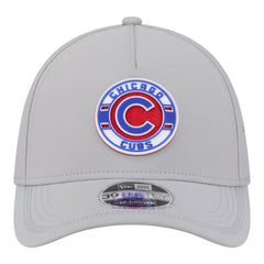Chicago Cubs New Era Patch 39THIRTY A-Frame M-Crown Perforated Flex Hat - Gray Hats
