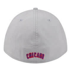 Chicago Cubs New Era Patch 39THIRTY A-Frame M-Crown Perforated Flex Hat - Gray Hats