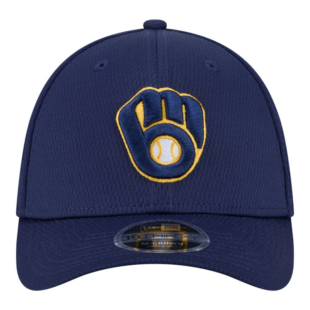 Milwaukee Brewers New Era Dash 39THIRTY Flex Hat - Navy Hats