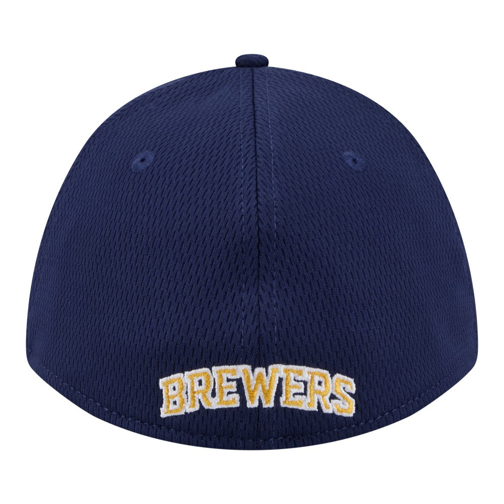 Milwaukee Brewers New Era Dash 39THIRTY Flex Hat - Navy Hats