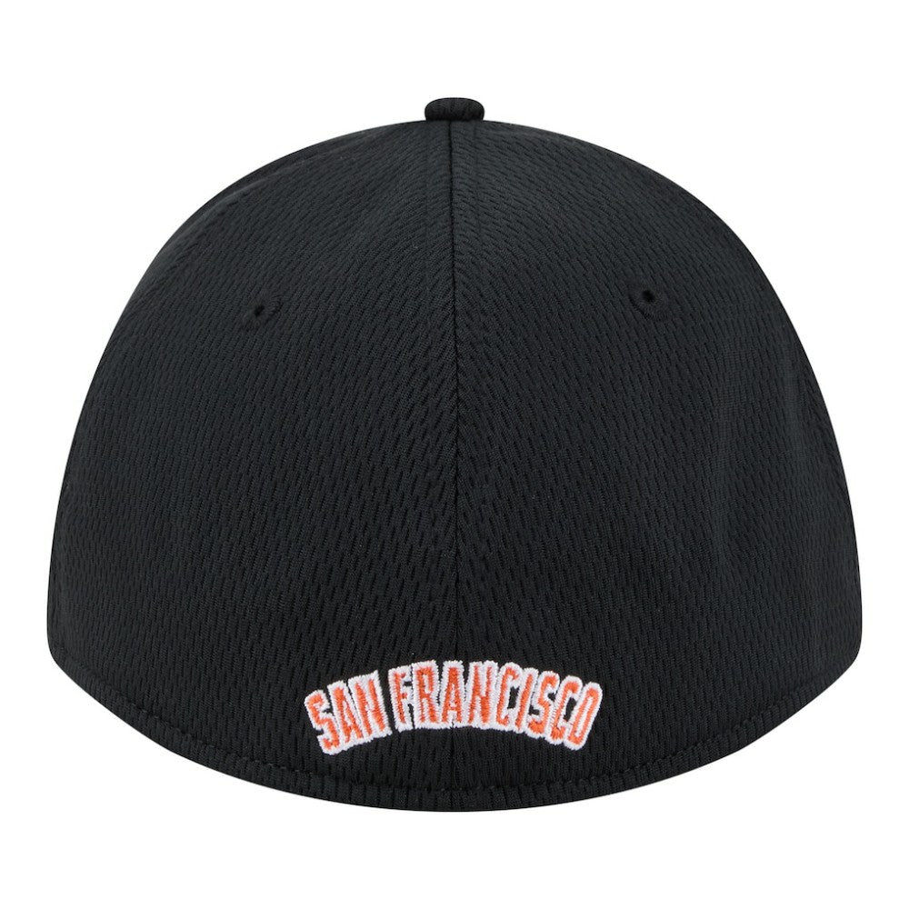 San Francisco Giants New Era Dash 39THIRTY Flex Hat - Black Hats