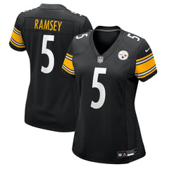 Jalen Ramsey Pittsburgh Steelers Women's Team Game Jersey - Black Jerseys