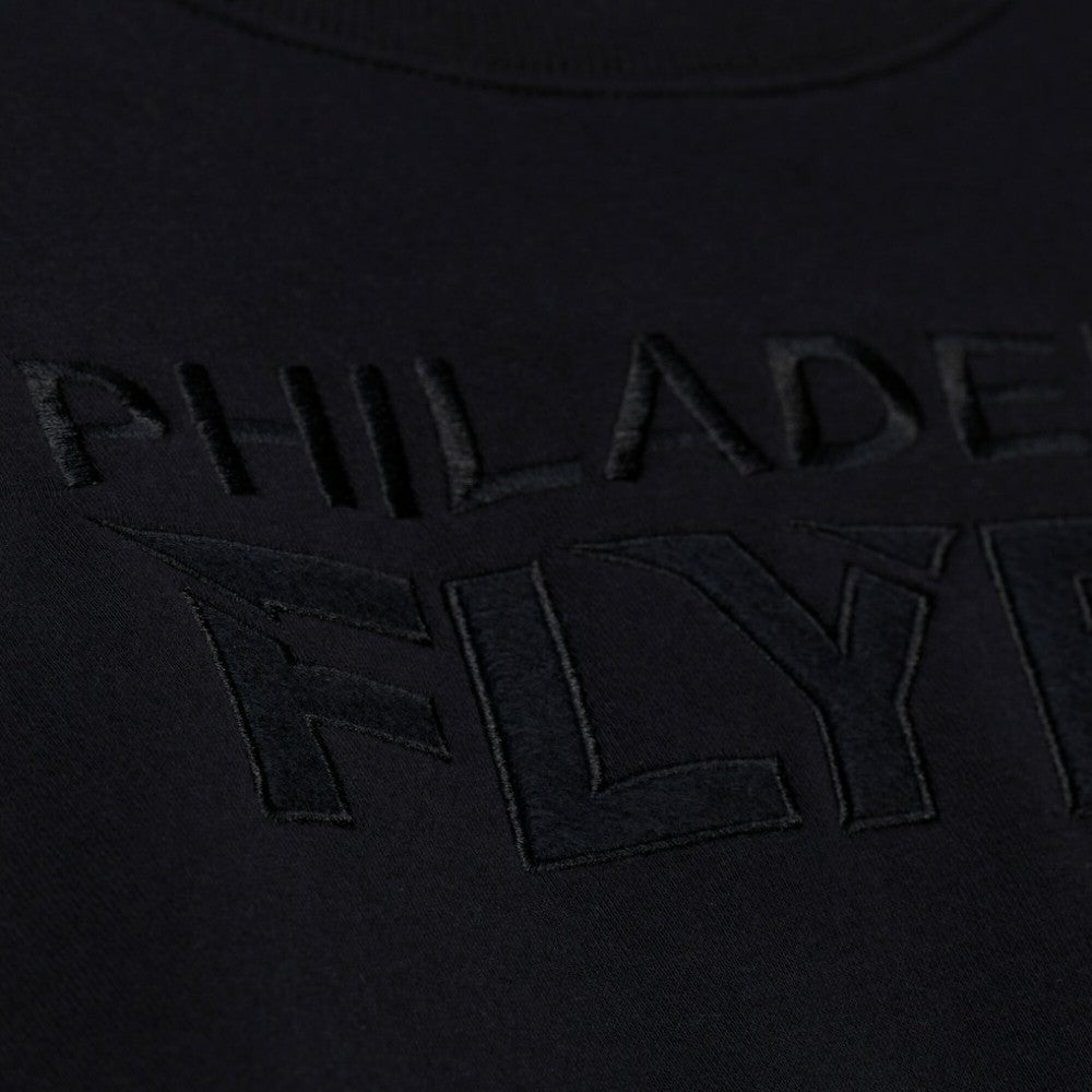 Philadelphia Flyers Mitchell & Ness Unisex Phantom Fleece Crew Neck Sweatshirt - Black | US 203280911