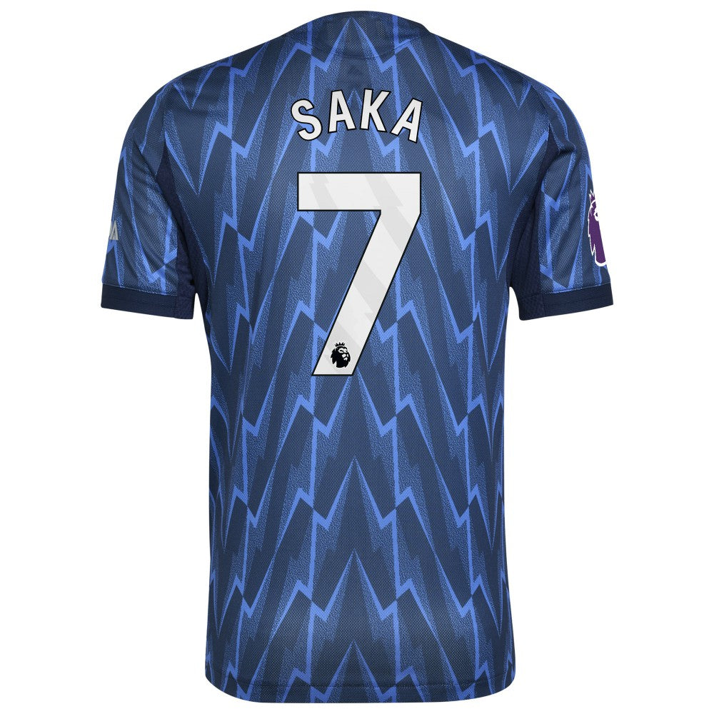 Bukayo Saka Arsenal 2025/26 Away Player Jersey Blue - Adidas online