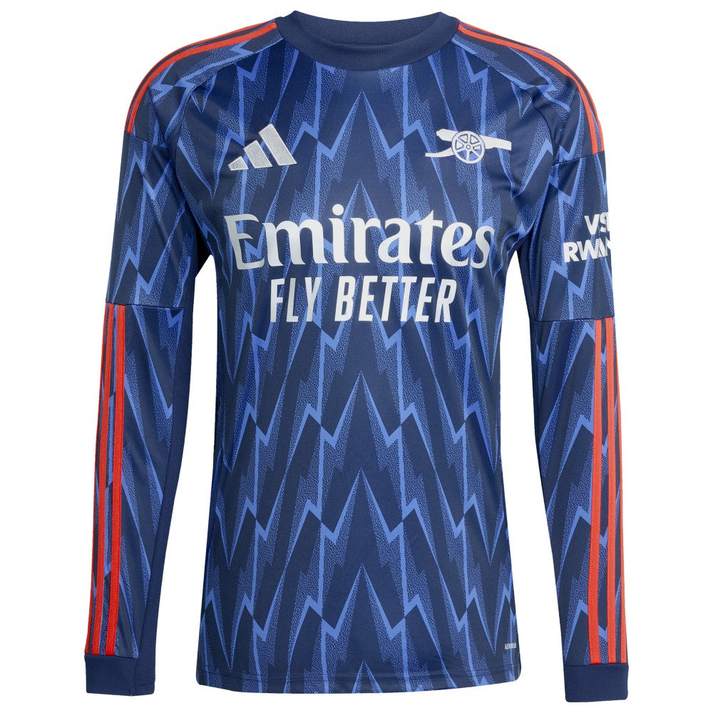 Bukayo Saka Arsenal 2025/26 Away Replica Long Sleeve Player Jersey Blue - Adidas cheap