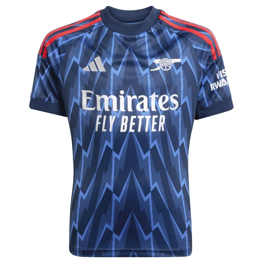 Bukayo Saka Arsenal Youth 2025/26 Away Replica Player Jersey Blue - Adidas on sale