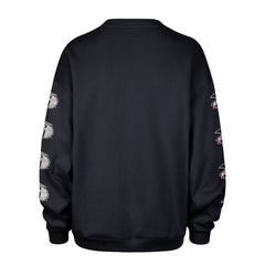 Cleveland Guardians '47 Women's Trendy Team Go Big Oversized Sweatshirt - Navy Sweatshirts