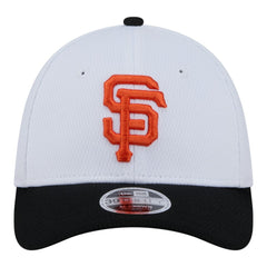San Francisco Giants New Era Youth Baseball 39THIRTY M-Crown Flex Hat - White/Black Hats