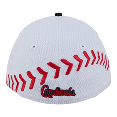 St. Louis Cardinals New Era Youth Baseball 39THIRTY M-Crown Flex Hat - White/Red Hats