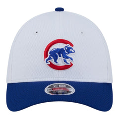 Chicago Cubs New Era Youth Baseball 39THIRTY M-Crown Flex Hat - White/Royal Hats