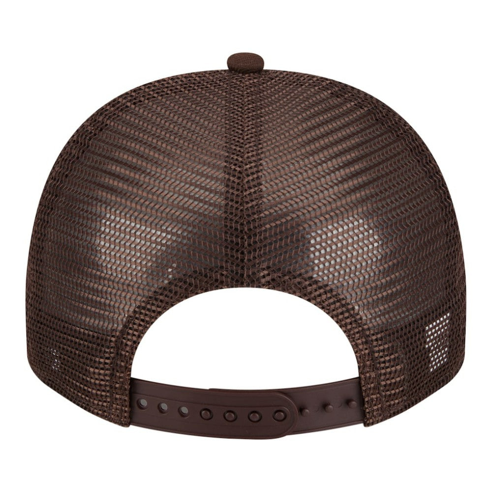 San Diego Padres New Era Youth Logo Fade A-Frame 9FIFTY Snapback Hat - Brown Hats
