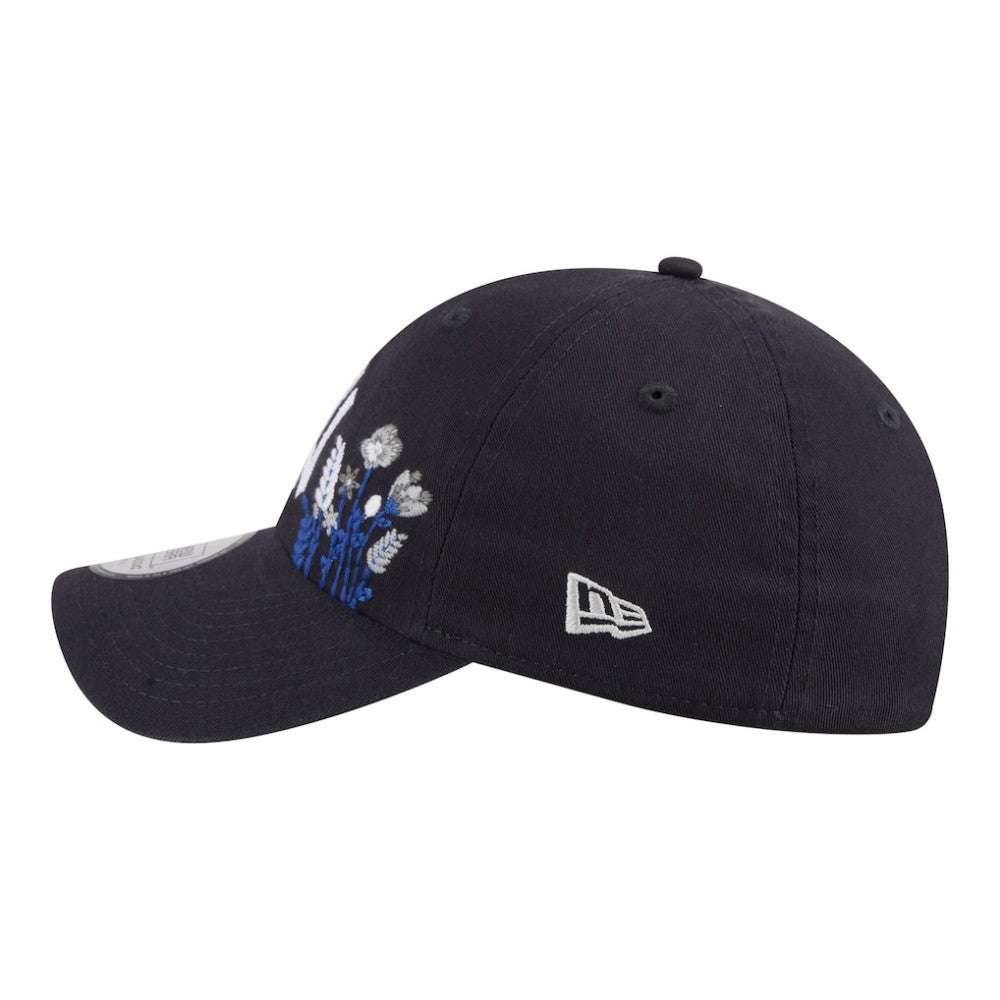 New York Yankees New Era Women's Wildflower Casual Classic Adjustable Hat - Navy Hats