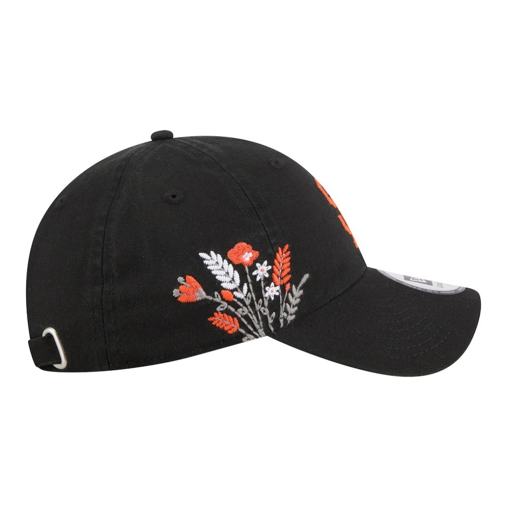 San Francisco Giants New Era Women's Wildflower Casual Classic Adjustable Hat - Black Hats