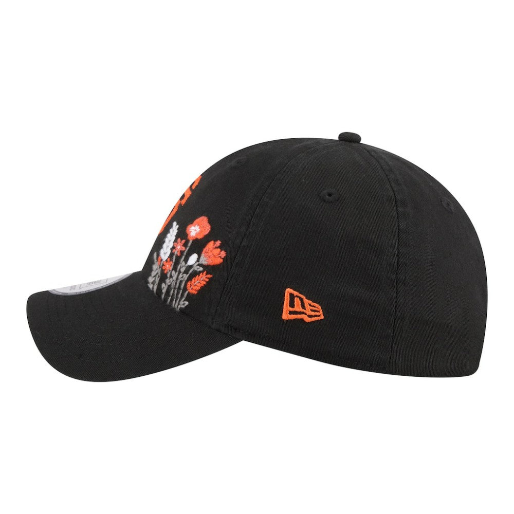 San Francisco Giants New Era Women's Wildflower Casual Classic Adjustable Hat - Black Hats