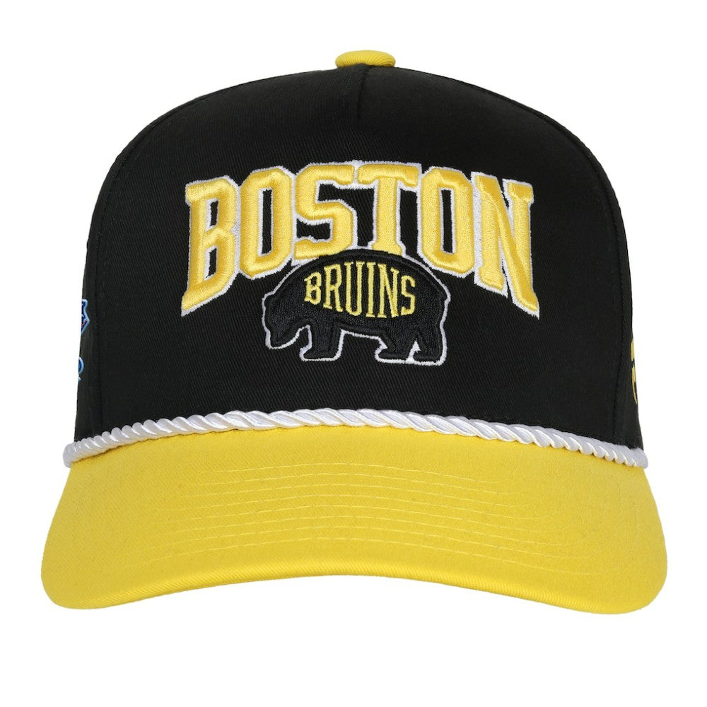 Boston Bruins Fanatics Youth 2026 NHL Stadium Series Team A-Frame Adjustable Hat - Black | US 203283566
