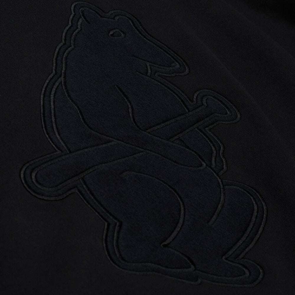 Chicago Cubs Mitchell & Ness Phantom Fleece Crewneck Sweatshirt - Black Sweatshirts