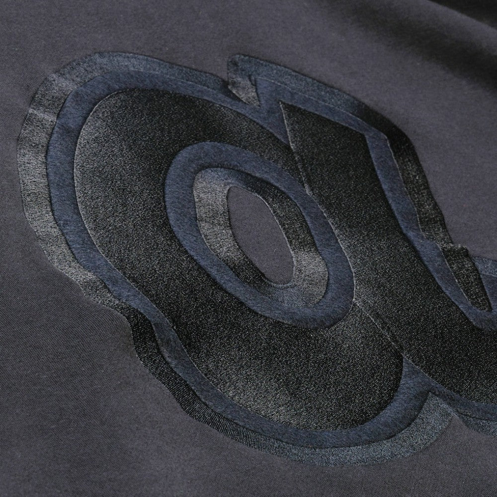 Atlanta Braves Mitchell & Ness Phantom Fleece Crewneck Sweatshirt - Black Sweatshirts