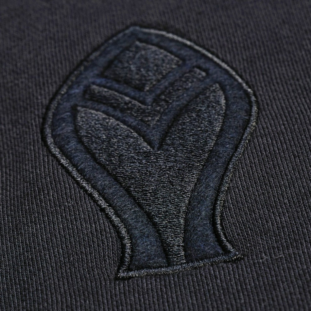Atlanta Braves Mitchell & Ness Phantom Fleece Crewneck Sweatshirt - Black Sweatshirts