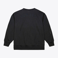 Boston Red Sox Mitchell & Ness Phantom Fleece Crewneck Sweatshirt - Black Sweatshirts