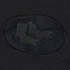 Boston Red Sox Mitchell & Ness Phantom Fleece Crewneck Sweatshirt - Black Sweatshirts
