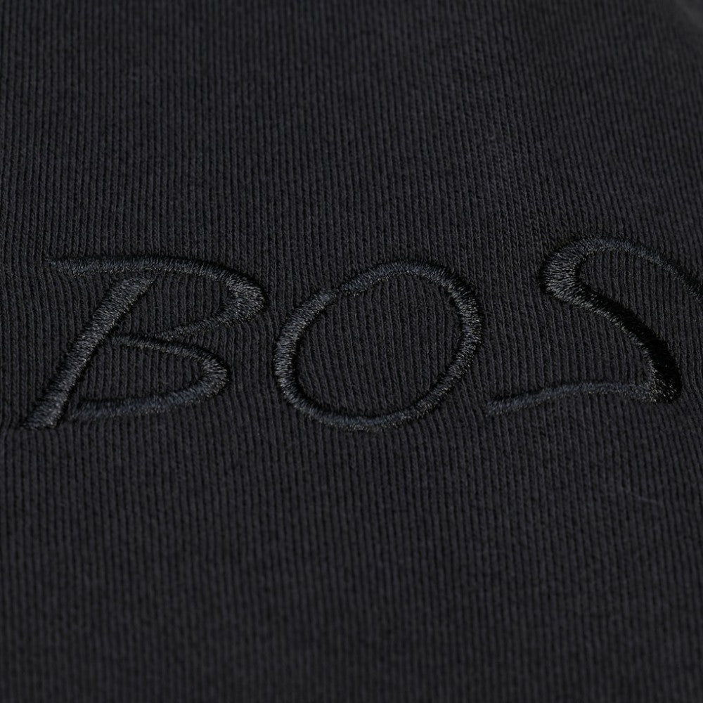 Boston Red Sox Mitchell & Ness Phantom Fleece Crewneck Sweatshirt - Black Sweatshirts