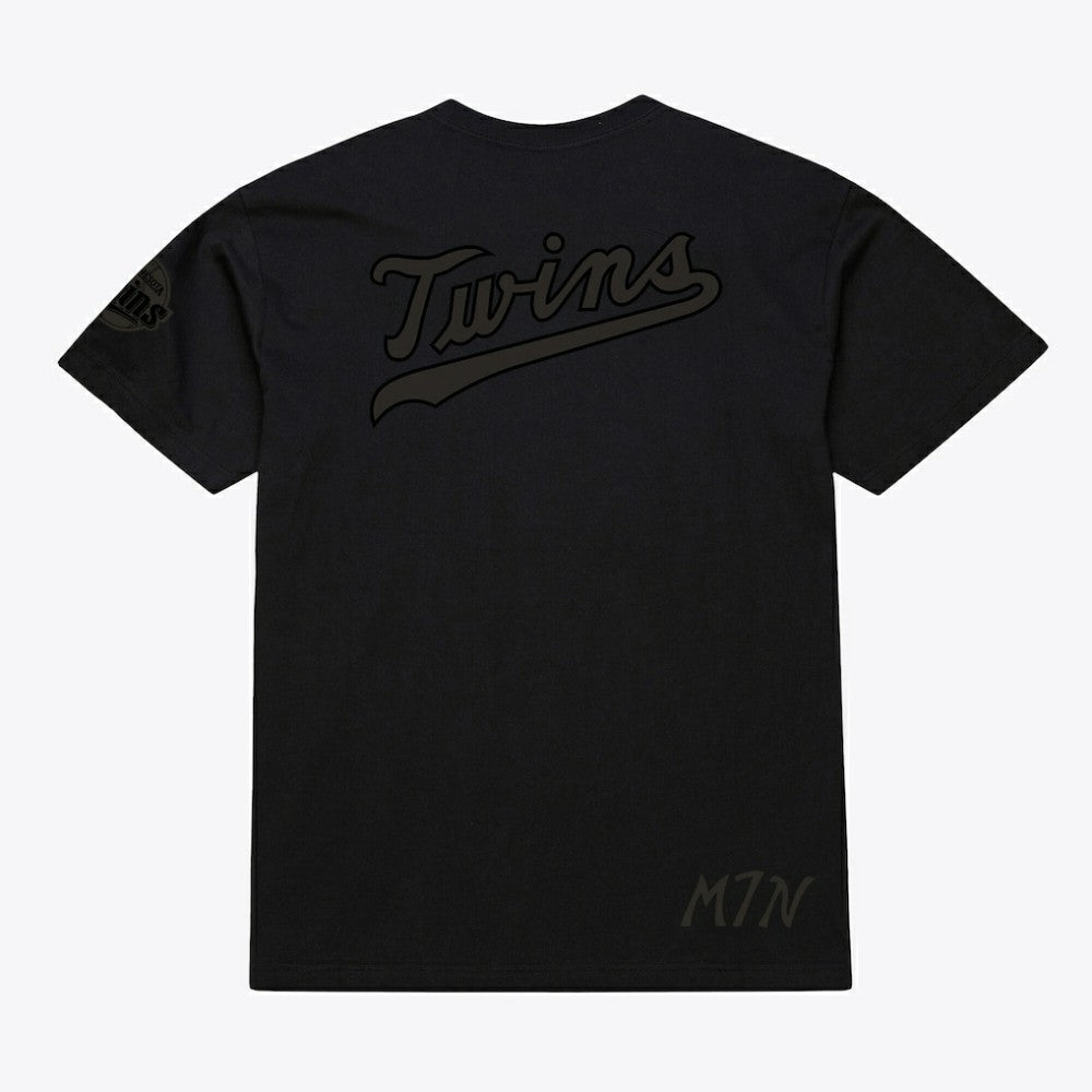 Minnesota Twins Mitchell & Ness Cooperstown Collection Phantom T-Shirt - Black T-shirts