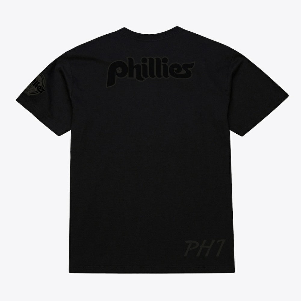 Philadelphia Phillies Mitchell & Ness Cooperstown Collection Phantom T-Shirt - Black T-shirts