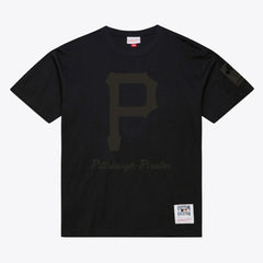 Pittsburgh Pirates Mitchell & Ness Cooperstown Collection Phantom T-Shirt - Black T-shirts