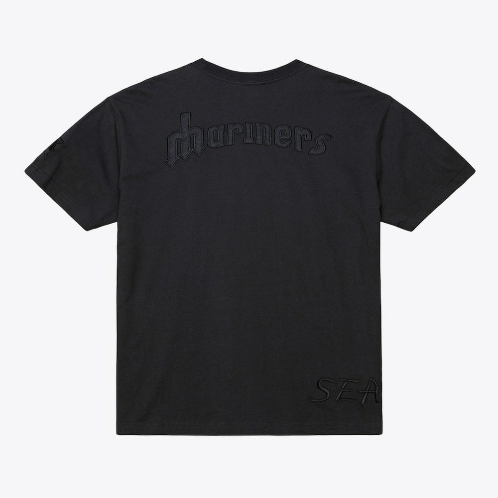 Seattle Mariners Mitchell & Ness Cooperstown Collection Phantom T-Shirt - Black T-shirts