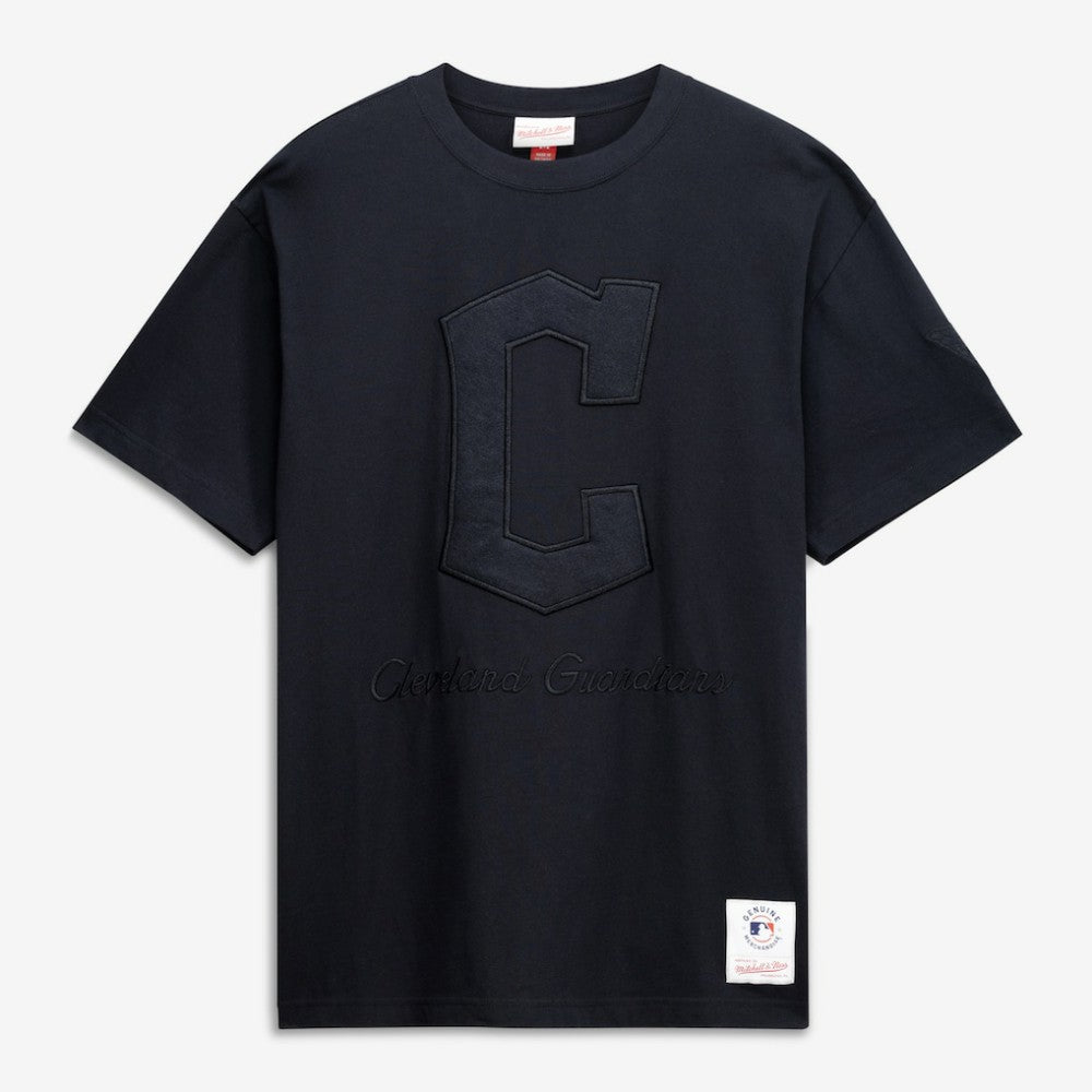 Cleveland Guardians Mitchell & Ness Cooperstown Collection Phantom T-Shirt - Black T-shirts