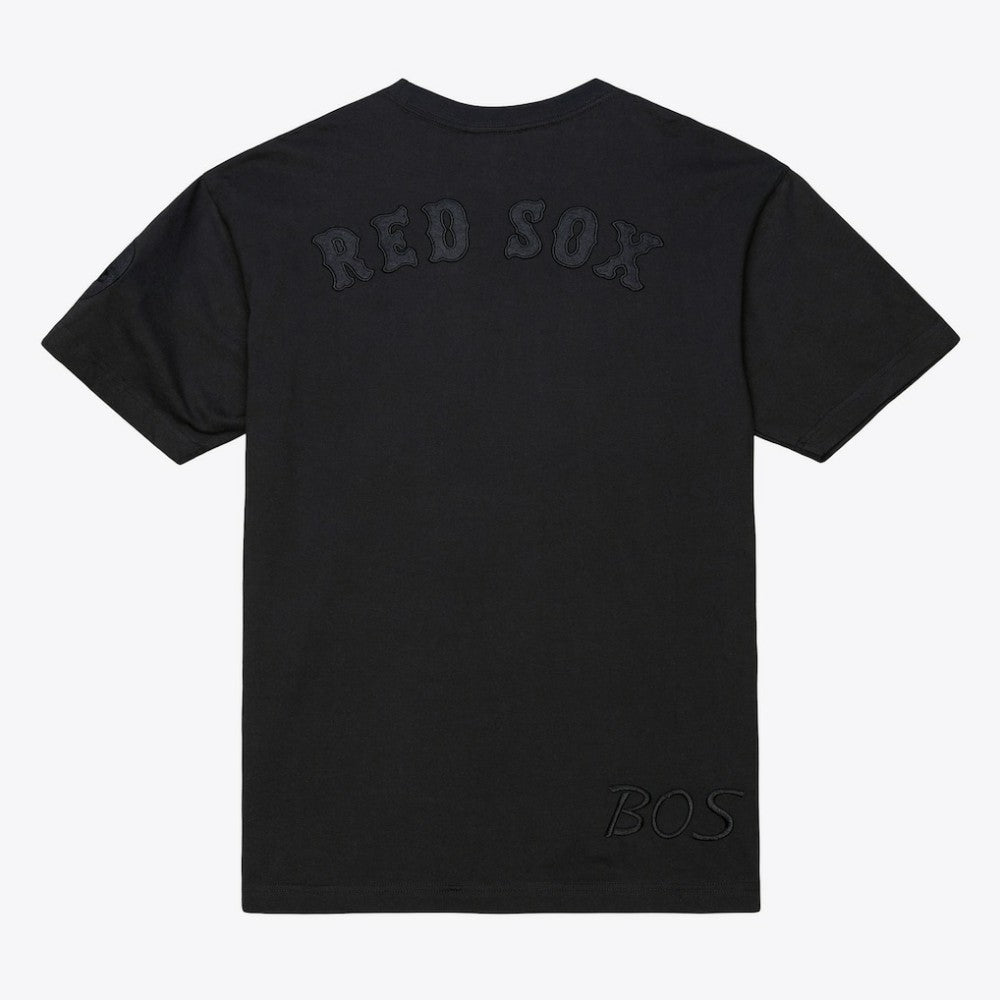 Boston Red Sox Mitchell & Ness Cooperstown Collection Phantom T-Shirt - Black T-shirts