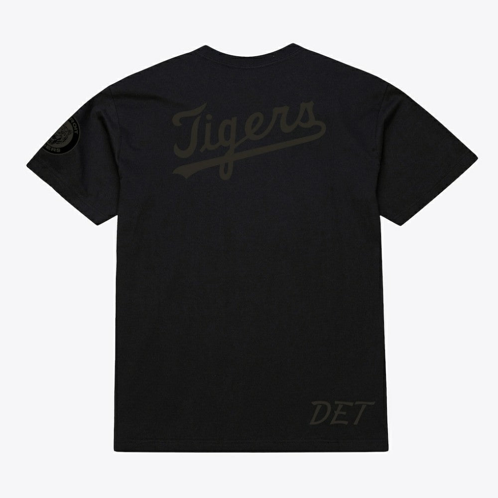 Detroit Tigers Mitchell & Ness Cooperstown Collection Phantom T-Shirt - Black T-shirts