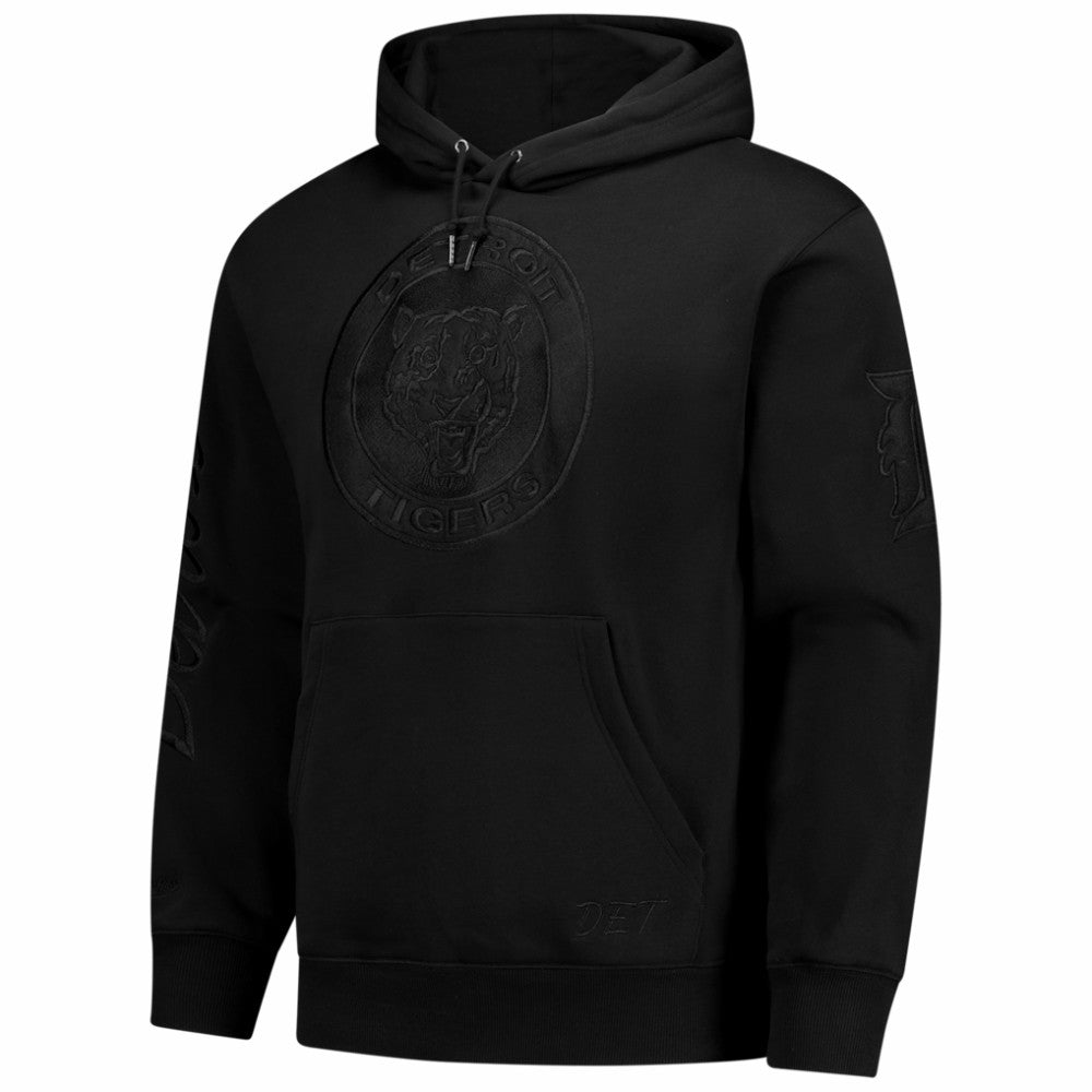 Detroit Tigers Mitchell & Ness Phantom Fleece Hoodie - Black Hoodies