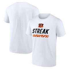 Cincinnati Bengals Streak T-Shirt - White T-shirts