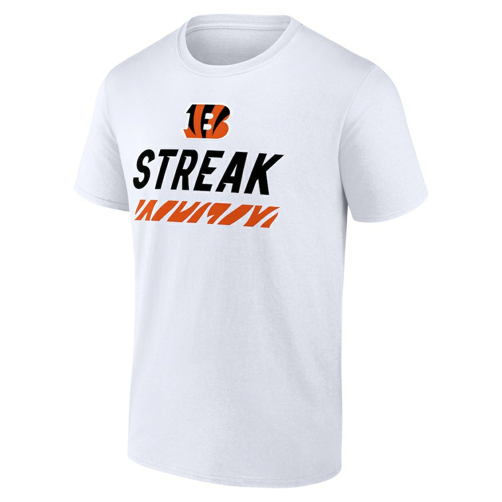 Cincinnati Bengals Streak T-Shirt - White T-shirts