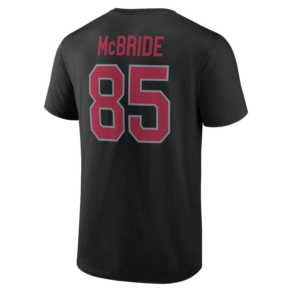 Trey McBride Arizona Cardinals Icon Name & Number T-Shirt - Black T-shirts
