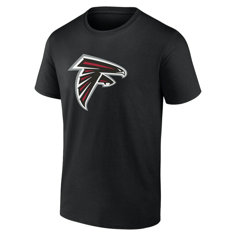 Bijan Robinson Atlanta Falcons Icon Name & Number T-Shirt - Black T-shirts