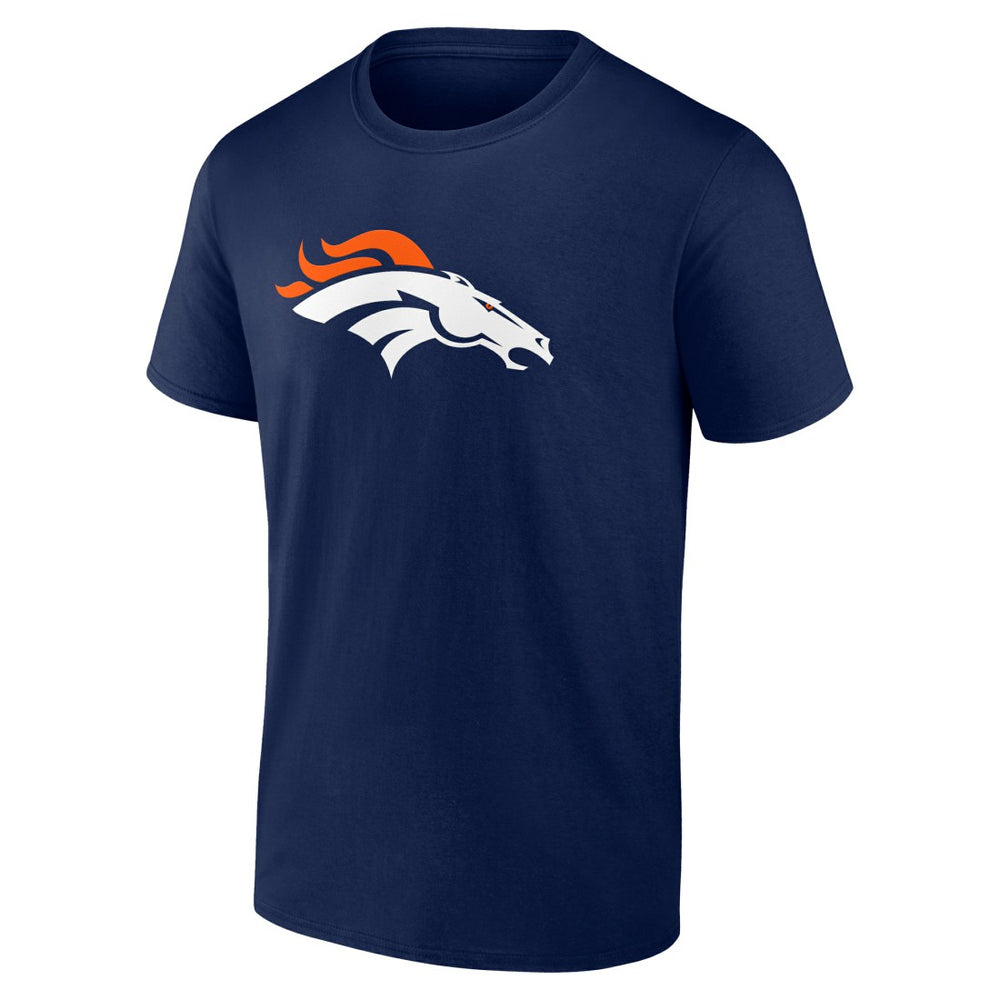 Bo Nix Denver Broncos Icon Name & Number T-Shirt - Navy T-shirts