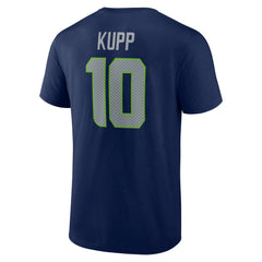 Cooper Kupp Seattle Seahawks Icon Name & Number T-Shirt - College Navy T-shirts