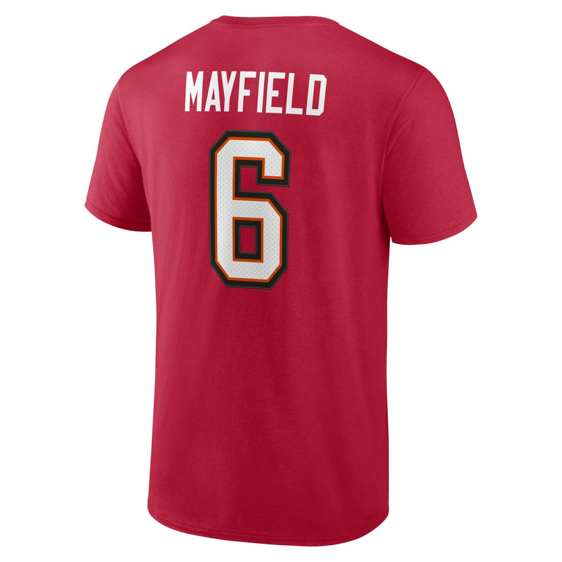 Baker Mayfield Tampa Bay Buccaneers Icon Name & Number T-Shirt - Red T-shirts