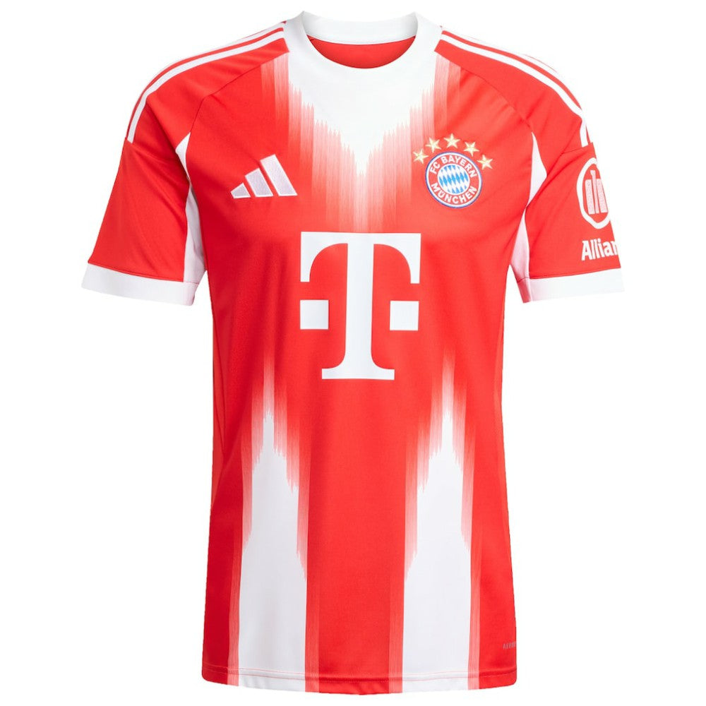 Jamal Musiala Bayern Munich Home 2025/26 Replica Player Jersey Red - Adidas for sale