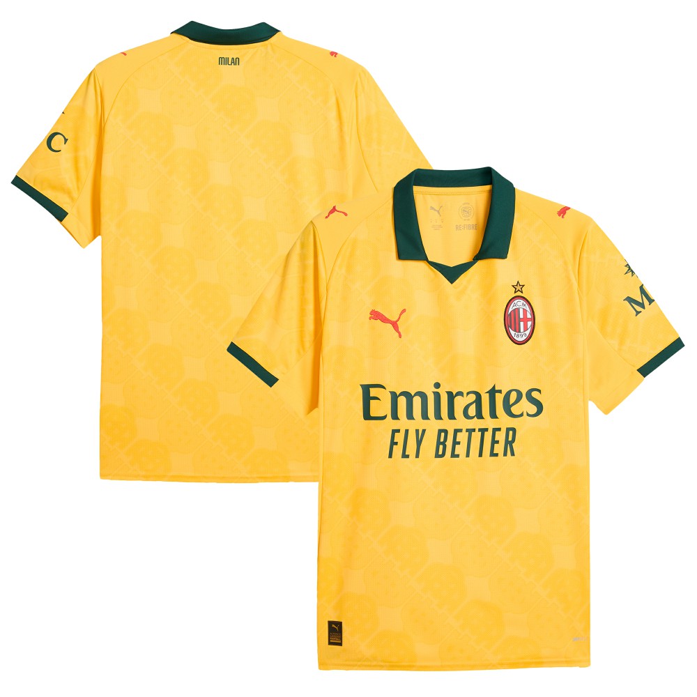 AC Milan 2025/26 Third Replica Jersey Yellow - Puma on sale